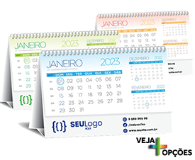 Calendário 20x10 econômico