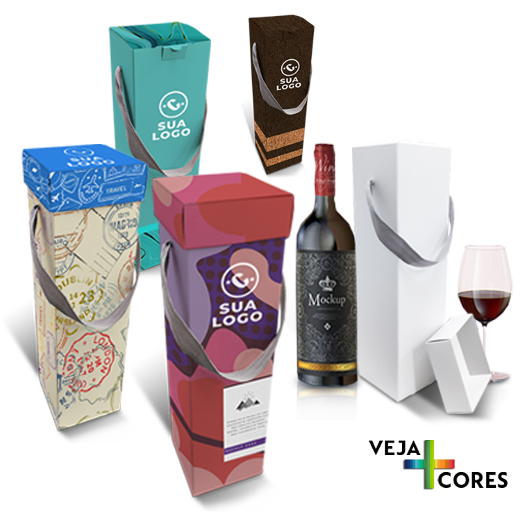 Caixas para Vinho, Champagne, Whisk e Outros